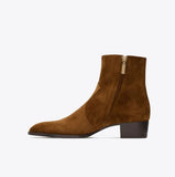 Pure Handmade Leather Cuban Boots for Men's