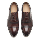 Quarter Brogue - Brown Hand Welted Patina