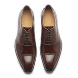 Richie Quarter Brogue Balmoral - Rosewood Calf