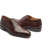 Richie Quarter Brogue Balmoral - Rosewood Calf