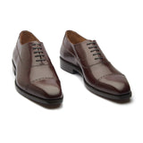 Richie Quarter Brogue Balmoral - Rosewood Calf