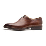 Romanoff-X Whole-cut Oxford - Antique Tan | Novegese Stitch