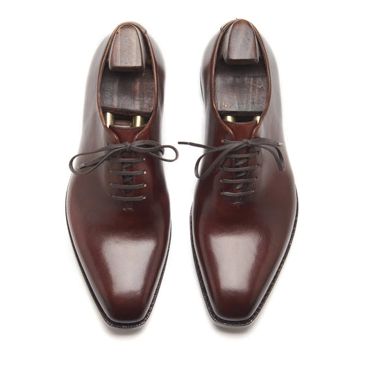 Romanoff Whole-cut Oxford - Cocoa Brown | Hand-welted