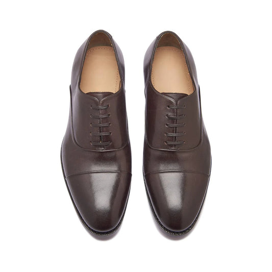 Romero Cap-toe Oxford - Brown | Hand Welted