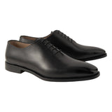 Snowdon Whole-Cut Glossed-Leather Oxford Shoes