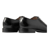 Snowdon Whole-Cut Glossed-Leather Oxford Shoes