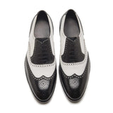 Specter Spectator Shoes - Noir Blanc | Hand Welted