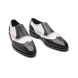 Specter Spectator Shoes - Noir Blanc | Hand Welted