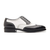 Specter Spectator Shoes - Noir Blanc | Hand Welted
