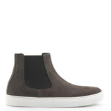 Suede High Top Leather Chelsea Boots