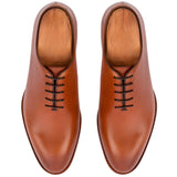 Tan Leather Drayton One Cut Oxfords - Formal Shoes