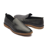 Travers All in One Slipon - Black Milled | Stitch Down