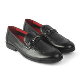 Tresmode Malwa Leather Loafers – Black