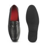 Tresmode Malwa Leather Loafers – Black