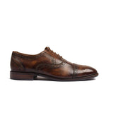Wingtip Cap-Toe Shoes – Classic Brown