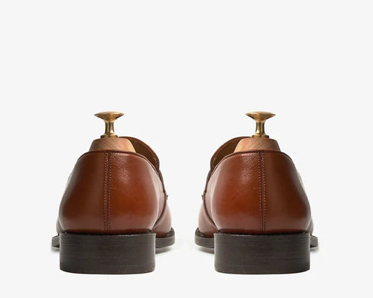 Cardiff Brown Slip-On Shoes