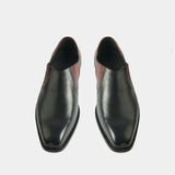 Albert Black Side Elastic Shoe