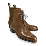 Lexaitaliano Balmoral Boots in Brown Vegan