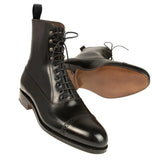 Lexaitaliano Balmoral Boots in Cordovan Black