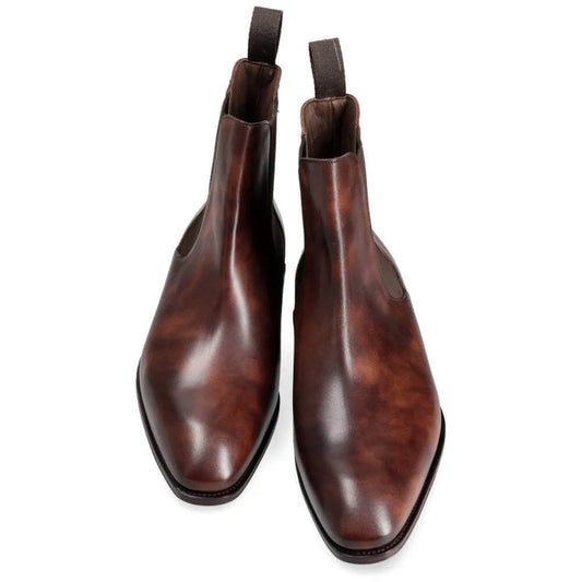 Lexaitaliano Dress Boots in Tobacco Suede