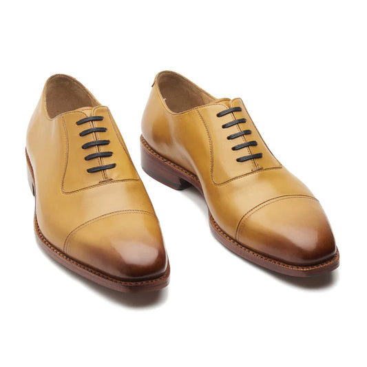 Adele-Adelaide Oxford - Mustard | Hand Welted