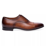 Aryan Embossed Leather Dress Shoes
