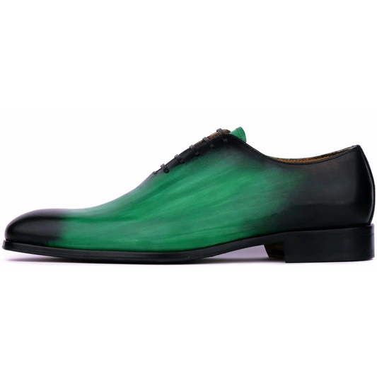 Benson Wholecut Oxford – Patina Green
