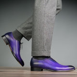 Benson Wholecut Oxford – Patina Purple