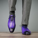Benson Wholecut Oxford – Patina Purple