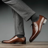 Benson Wholecut Oxford – Brown