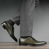 Lexa Wholecut Oxford – Olive Green