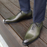 Lexa Wholecut Oxford – Olive Green