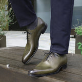 Lexa Wholecut Oxford – Olive Green