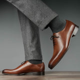 Benson Wholecut Oxford – Tan