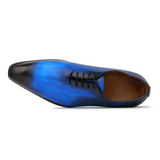 Benson Wholecut Oxford – Blue Patina