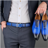 Benson Wholecut Oxford – Blue Patina