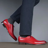 Benson Wholecut Oxford – Scarlet Red