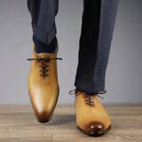 Benson Wholecut Oxford – Almond Tan