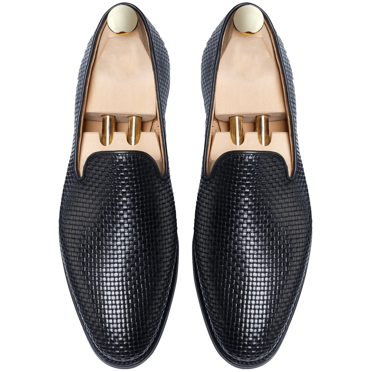 Black Leather Bexley Loafers