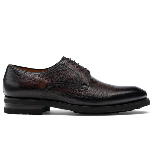 Brown Leather Baltimore Chunky Derby Shoes