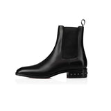 Coal Leather Chelsea Boots