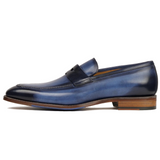 Hampton Penny Loafer – Blue Patina
