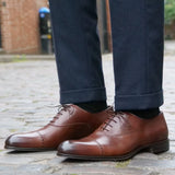 Harrow Cap Toe Oxford – Tan