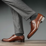 Harrow Cap Toe Oxford – Tan