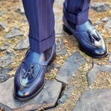 Henley Tassel Loafer – Blue