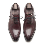 Ingrid Split Toe Blucher Derby – Bordeaux | Hand-Welted Excellence