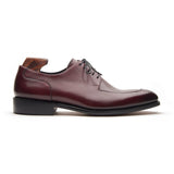 Ingrid Split Toe Blucher Derby – Bordeaux | Hand-Welted Excellence