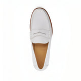 Leather Penny Trim Loafers For Men