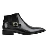 Men’s Buckle Boots in Black
