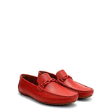 Men Textured Leather Driving Loafers